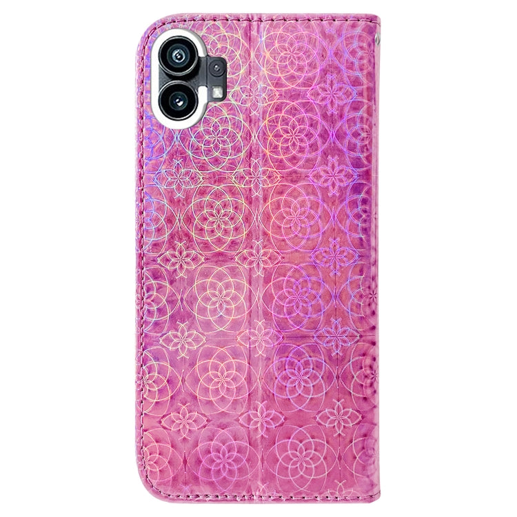 For Nothing Phone 1 Colorful Magnetic Buckle Leather Phone Case