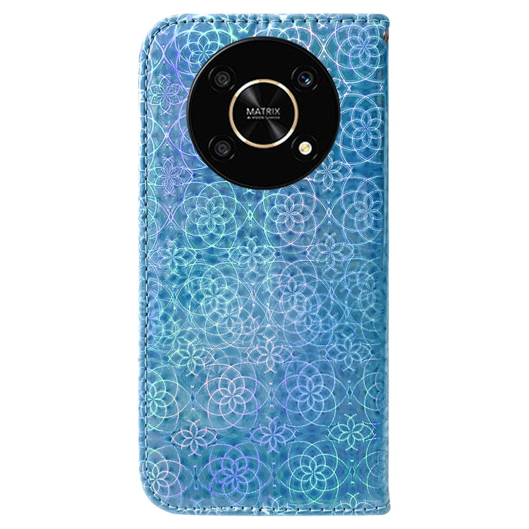 For Honor X9 / X9 5G Colorful Magnetic Buckle Leather Phone Case