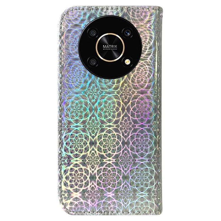 For Honor X9 / X9 5G Colorful Magnetic Buckle Leather Phone Case