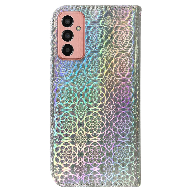 For Samsung Galaxy M13 4G Colorful Magnetic Buckle Leather Phone Case