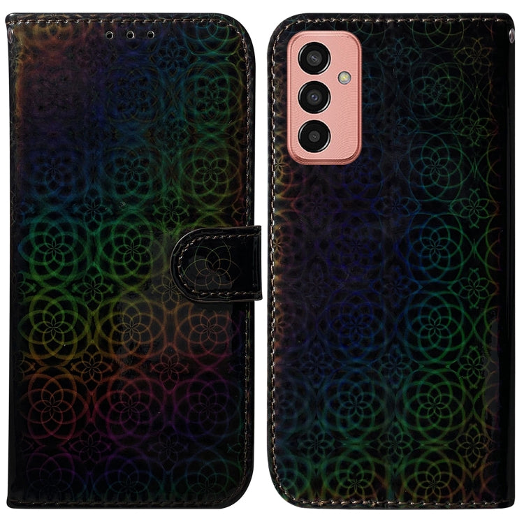 For Samsung Galaxy M13 4G Colorful Magnetic Buckle Leather Phone Case