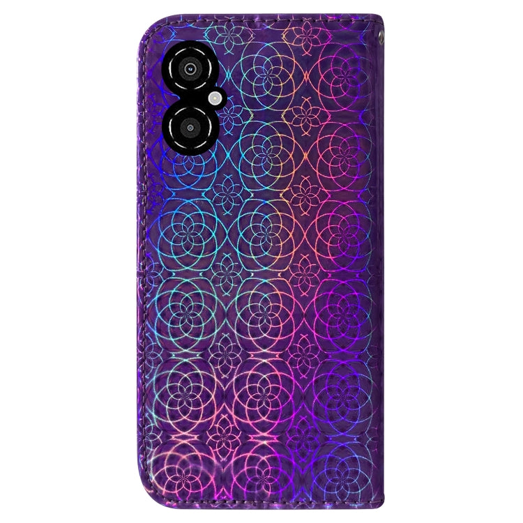 For Xiaomi Poco M4 5G Colorful Magnetic Buckle Leather Phone Case