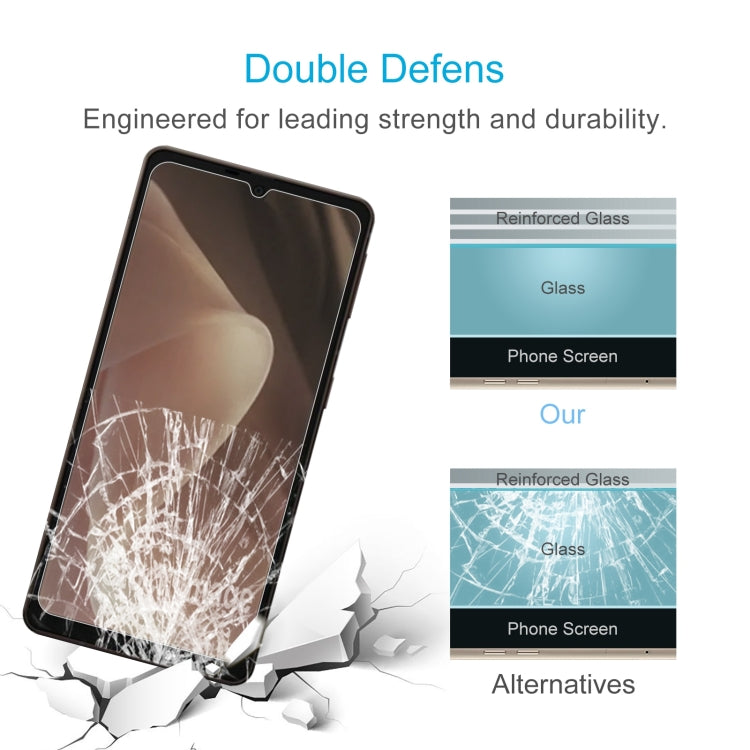 For Sharp Aquos Sense7 Plus 10pcs 0.26mm 9H 2.5D Tempered Glass Film