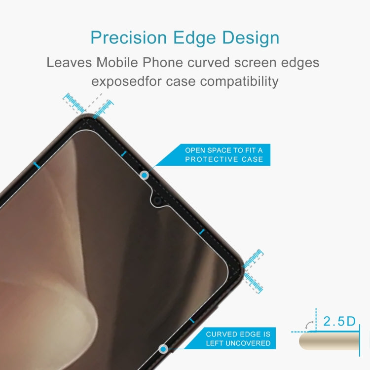 For Sharp Aquos Sense7 Plus 50pcs 0.26mm 9H 2.5D Tempered Glass Film