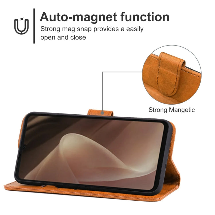 For Sharp Aquos Sense7 Plus Leather Phone Case