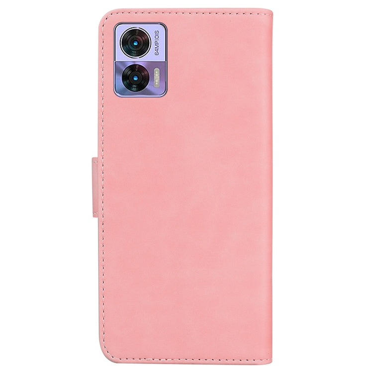 For Motorola Edge 30 Neo / Edge 30 Lite Skin Feel Pure Color Flip Leather Phone Case