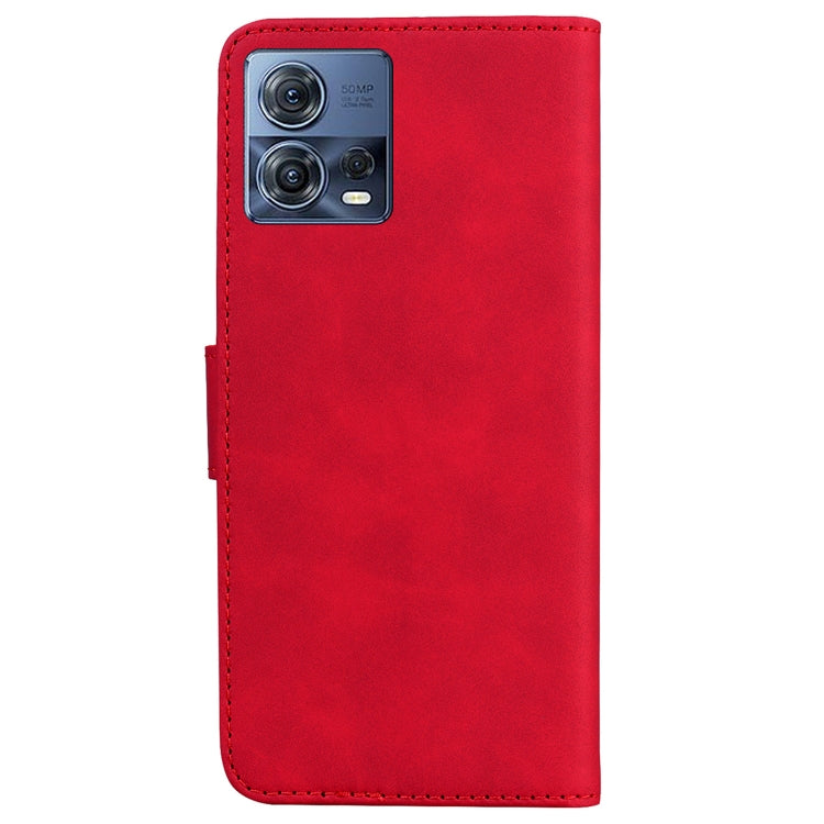 For Motorola Moto S30 Pro 5G / Edge 30 Fusion Skin Feel Pure Color Flip Leather Phone Case