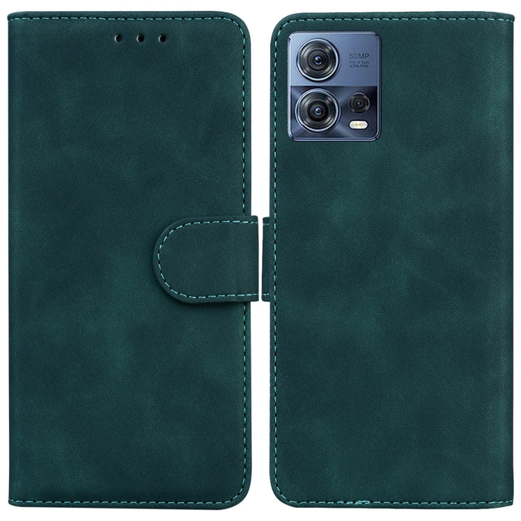 For Motorola Moto S30 Pro 5G / Edge 30 Fusion Skin Feel Pure Color Flip Leather Phone Case