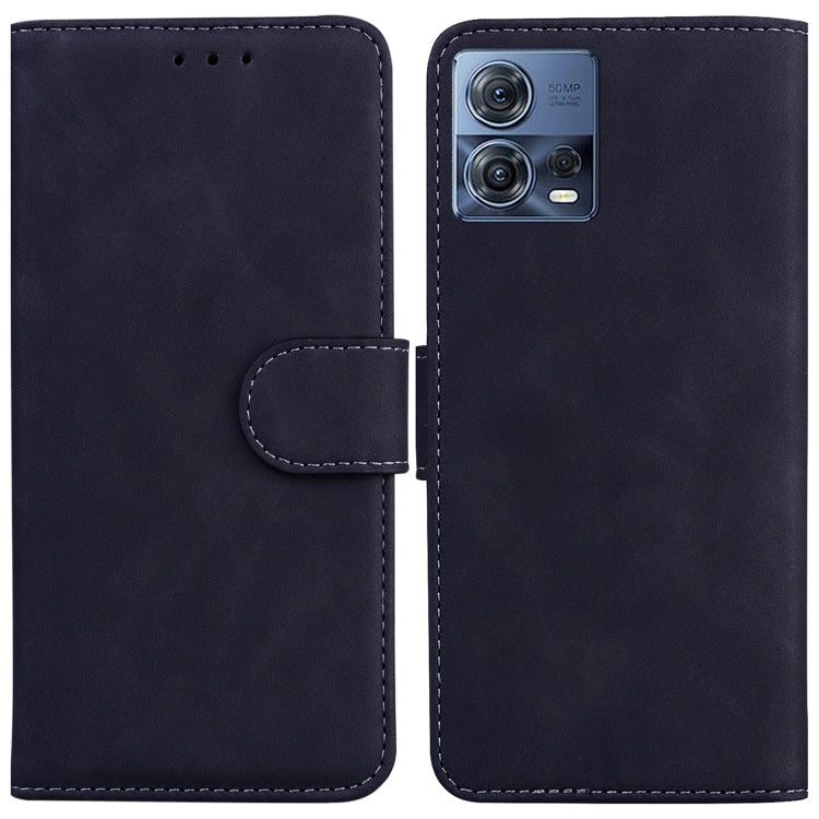 For Motorola Moto S30 Pro 5G / Edge 30 Fusion Skin Feel Pure Color Flip Leather Phone Case