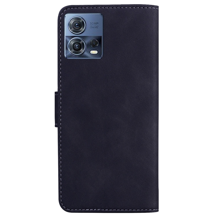 For Motorola Moto S30 Pro 5G / Edge 30 Fusion Skin Feel Pure Color Flip Leather Phone Case
