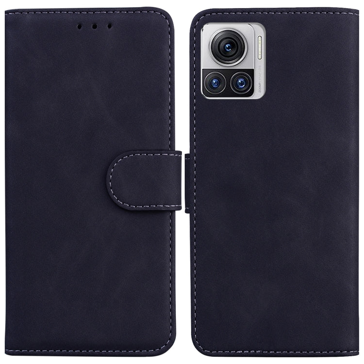 For Motorola Moto X30 Pro 5G / Edge 30 Ultra Skin Feel Pure Color Flip Leather Phone Case