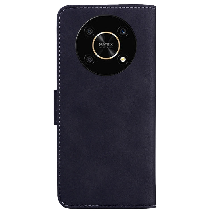 For Honor X9 / X9 5G Skin Feel Pure Color Flip Leather Phone Case