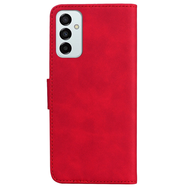 For Samsung Galaxy M13 4G Skin Feel Pure Color Flip Leather Phone Case