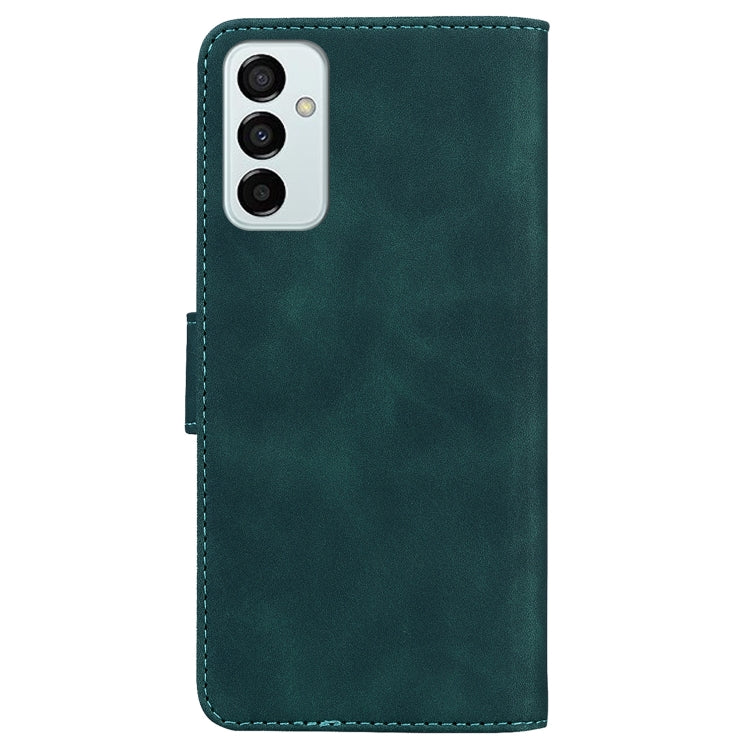 For Samsung Galaxy M13 4G Skin Feel Pure Color Flip Leather Phone Case