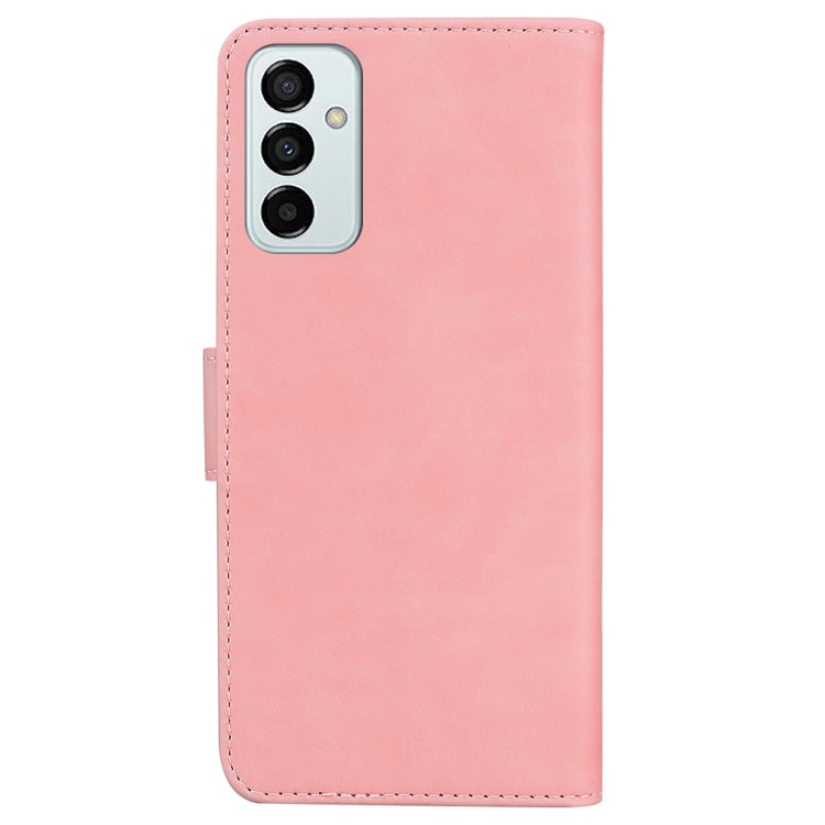 For Samsung Galaxy M13 4G Skin Feel Pure Color Flip Leather Phone Case