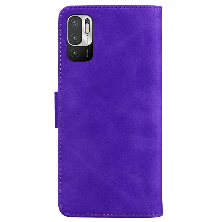 For Xiaomi Redmi Note 11T Pro / 11T Pro+ 5G Skin Feel Pure Color Flip Leather Phone Case