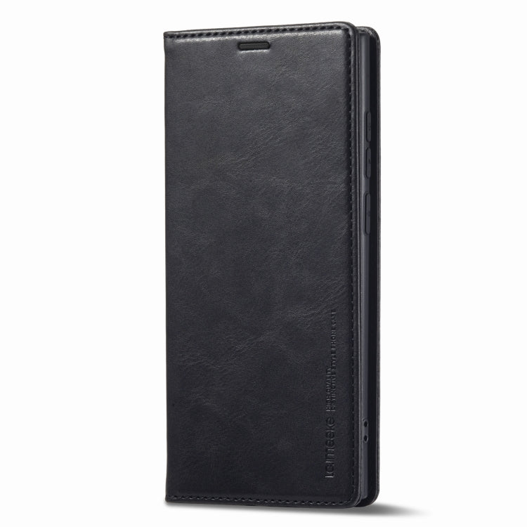 For Samsung Galaxy S22 Ultra 5G LC.IMEEKE RFID Anti-theft Leather Phone Case