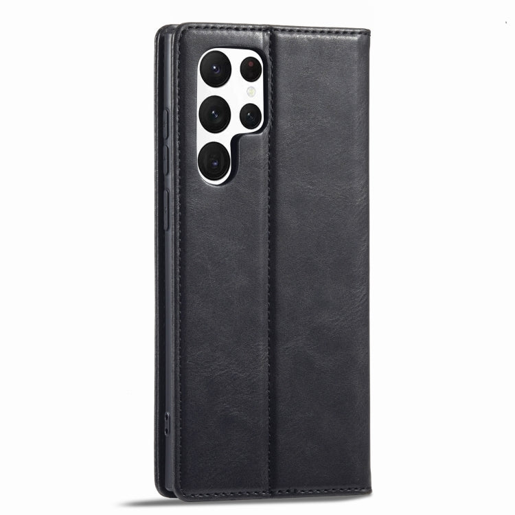 For Samsung Galaxy S22 Ultra 5G LC.IMEEKE RFID Anti-theft Leather Phone Case