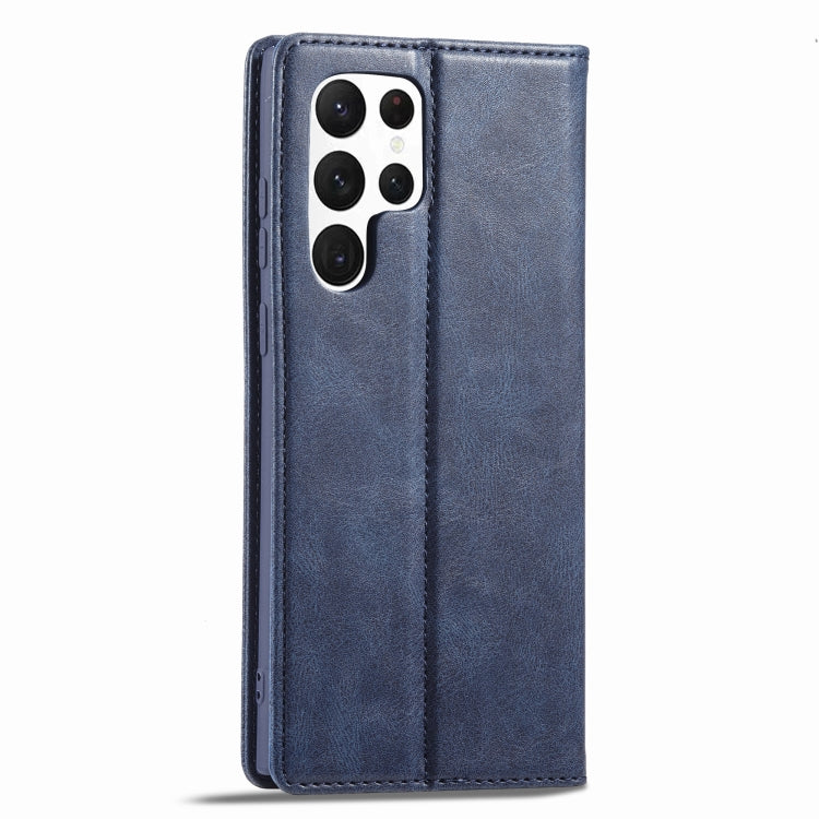 For Samsung Galaxy S22 Ultra 5G LC.IMEEKE RFID Anti-theft Leather Phone Case