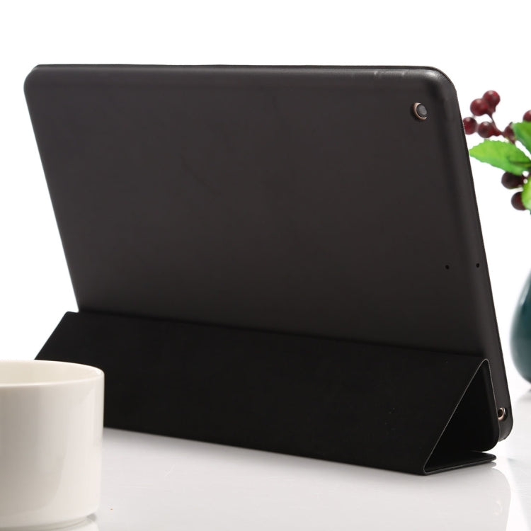 For iPad 10.2 Horizontal Flip Smart Leather Case with Three-folding Holder