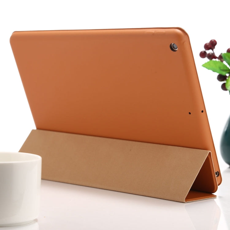 For iPad 10.2 Horizontal Flip Smart Leather Case with Three-folding Holder