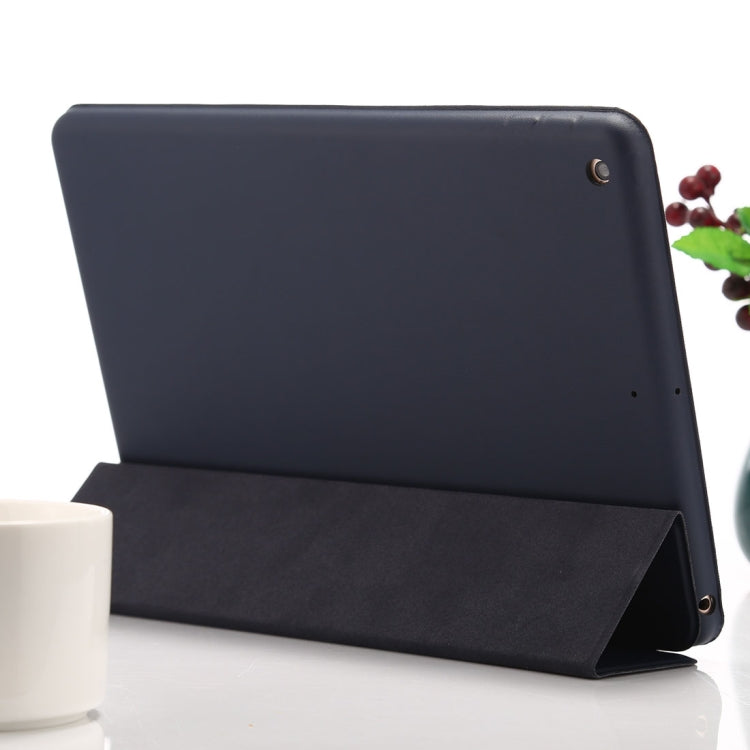For iPad 10.2 Horizontal Flip Smart Leather Case with Three-folding Holder