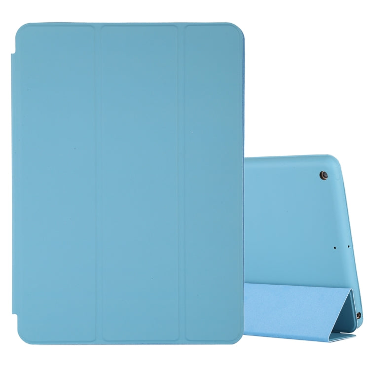 For iPad 10.2 Horizontal Flip Smart Leather Case with Three-folding Holder