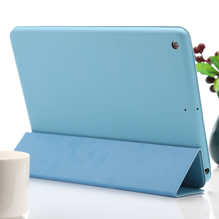 For iPad 10.2 Horizontal Flip Smart Leather Case with Three-folding Holder