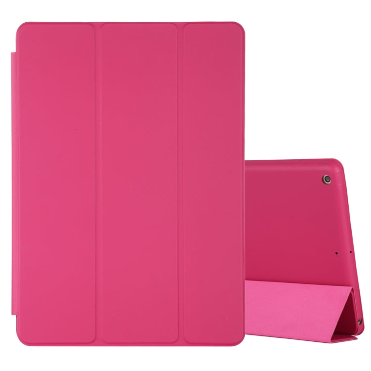 For iPad 10.2 Horizontal Flip Smart Leather Case with Three-folding Holder