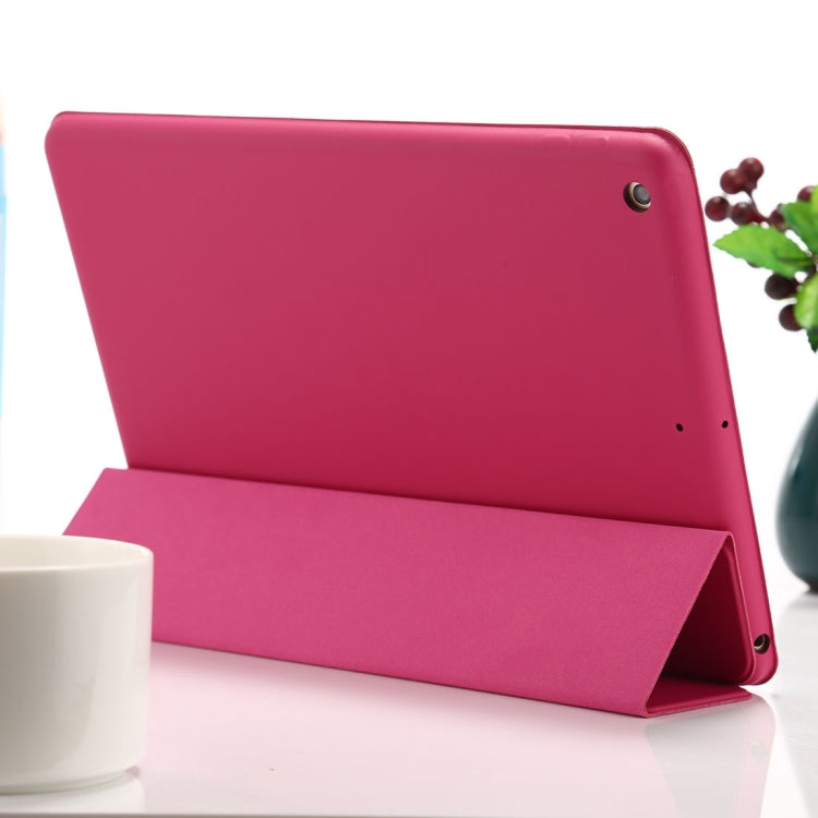 For iPad 10.2 Horizontal Flip Smart Leather Case with Three-folding Holder