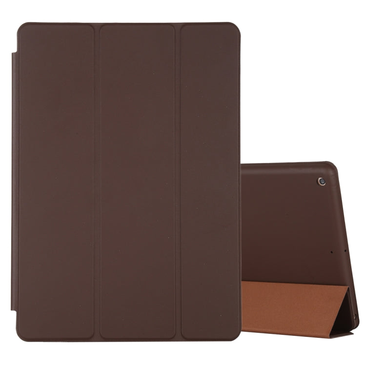 For iPad 10.2 Horizontal Flip Smart Leather Case with Three-folding Holder
