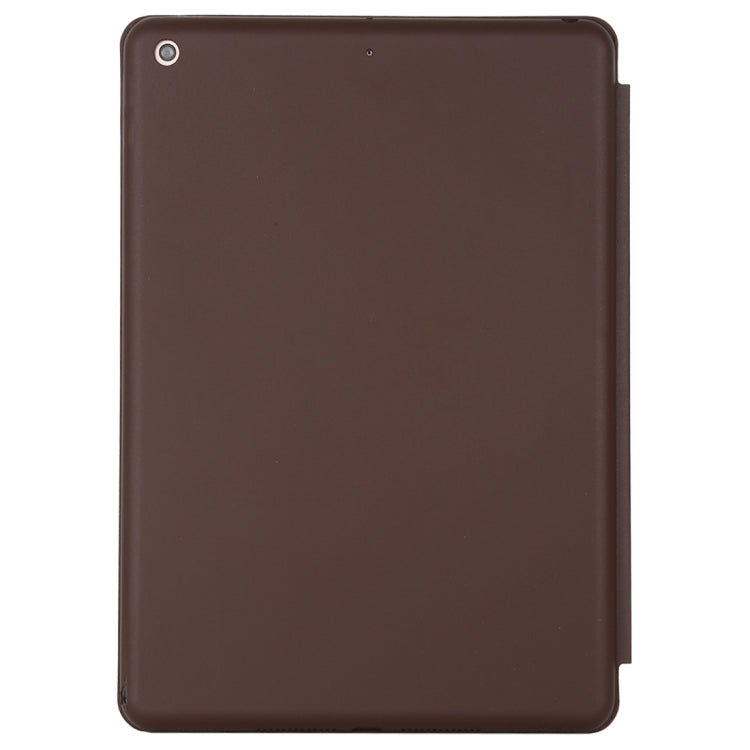 For iPad 10.2 Horizontal Flip Smart Leather Case with Three-folding Holder