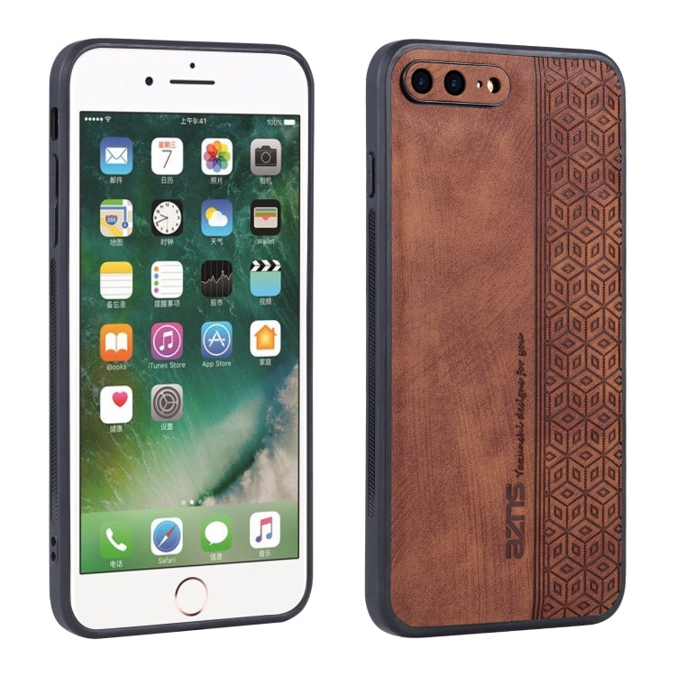For iPhone 7 Plus / 8 Plus AZNS 3D Embossed Skin Feel Phone Case