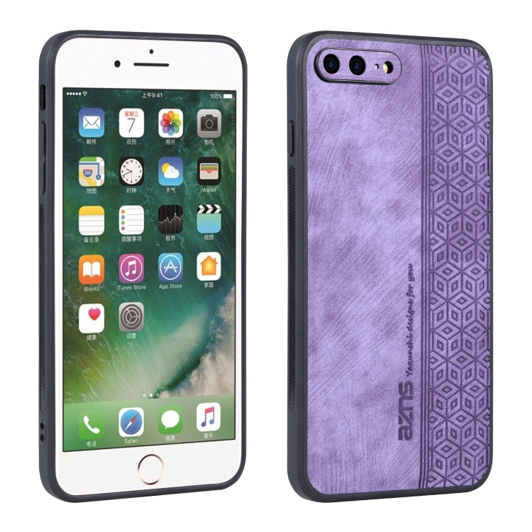 For iPhone 7 Plus / 8 Plus AZNS 3D Embossed Skin Feel Phone Case