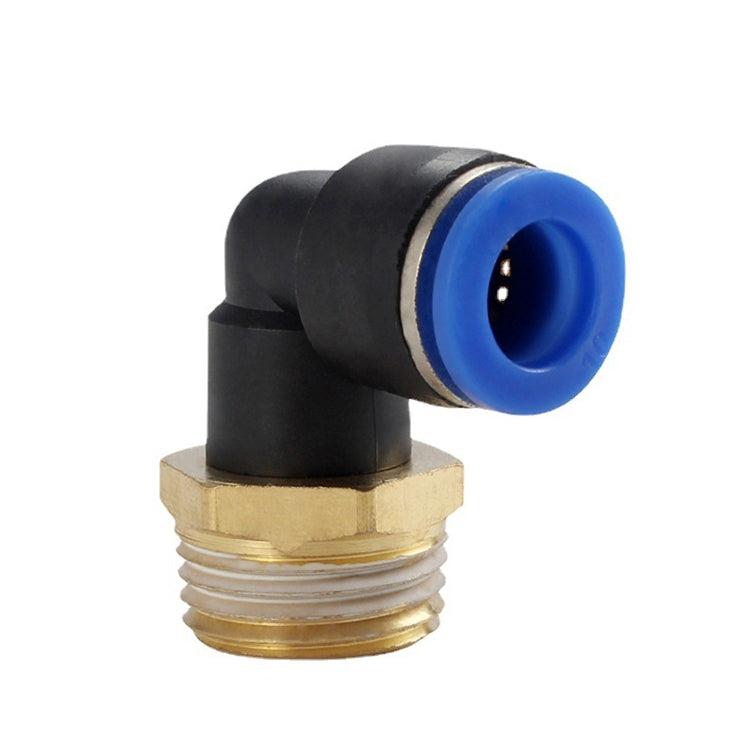 PL10-04 LAIZE 10pcs Male Thread Elbow Pneumatic Quick Fitting Connector