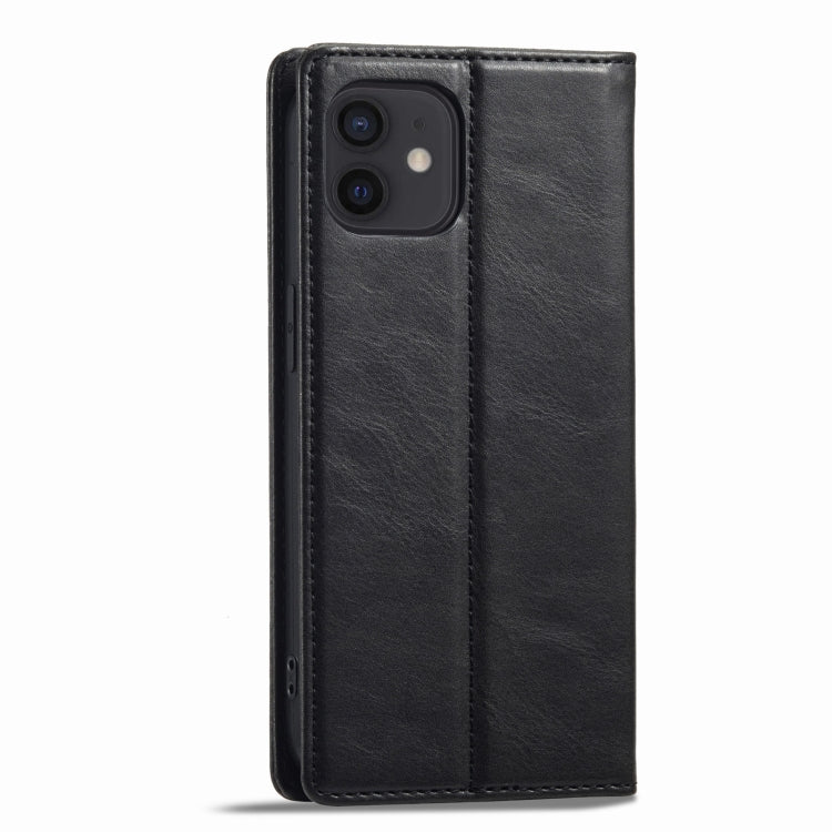 For iPhone 12 mini LC.IMEEKE RFID Anti-theft Leather Phone Case