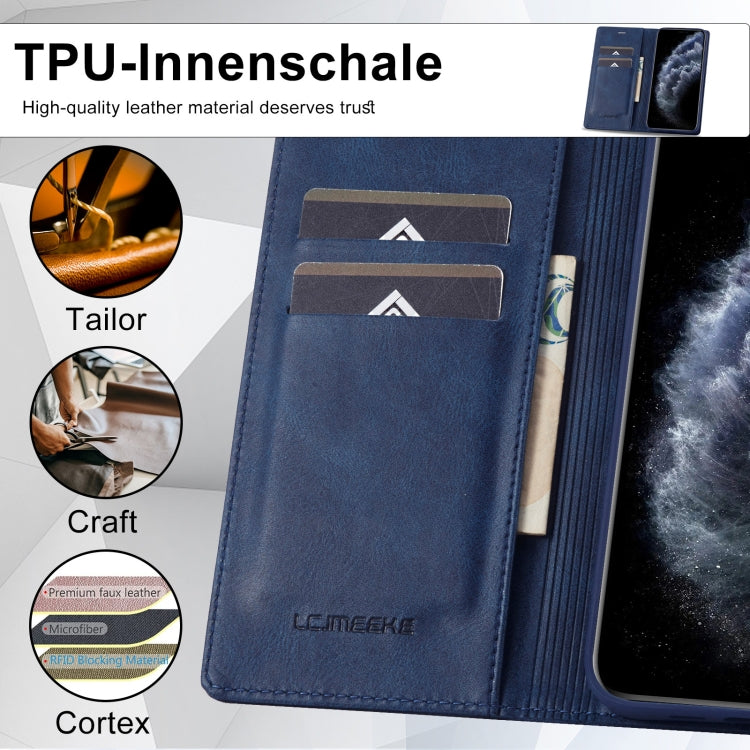 For iPhone 11 Pro LC.IMEEKE RFID Anti-theft Leather Phone Case