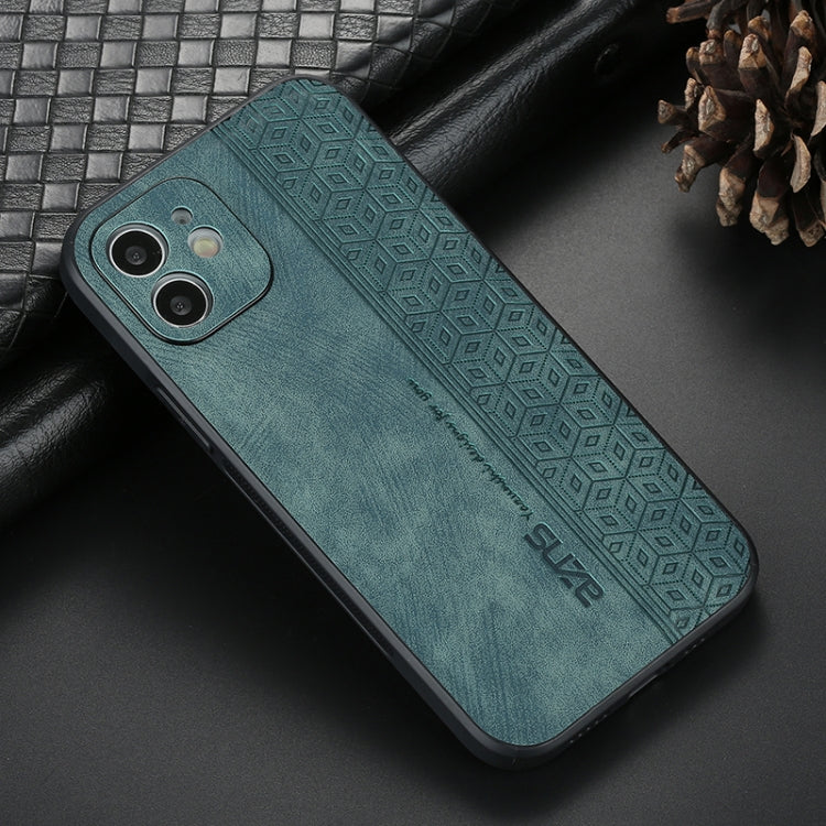 For iPhone 12 AZNS 3D Embossed Skin Feel Phone Case