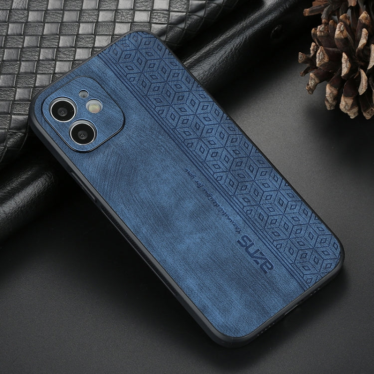 For iPhone 12 AZNS 3D Embossed Skin Feel Phone Case
