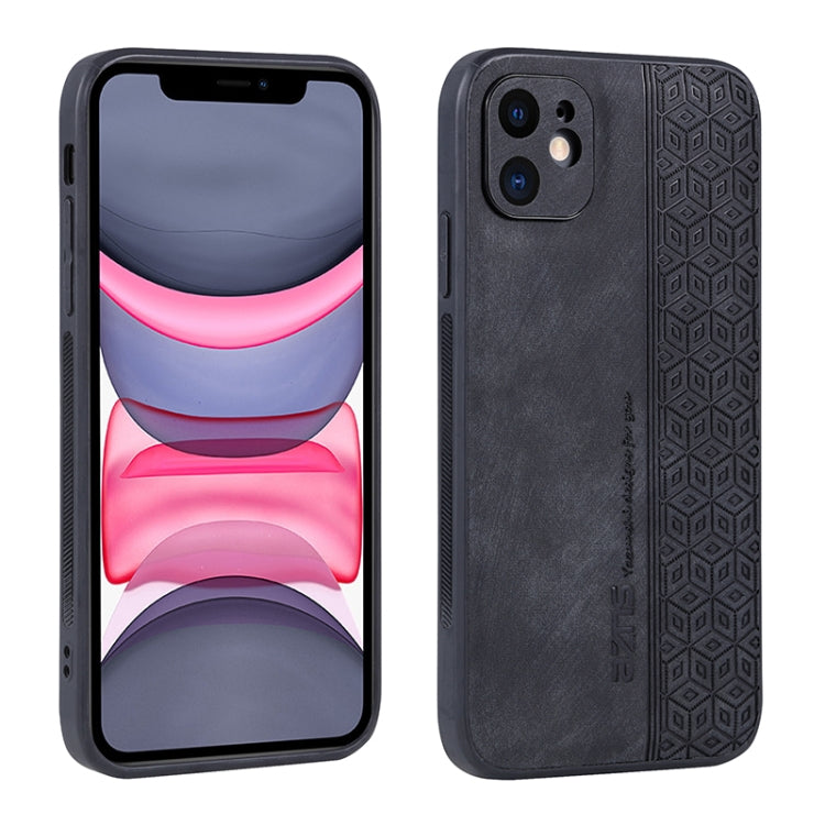 For iPhone 11 AZNS 3D Embossed Skin Feel Phone Case