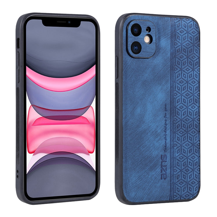For iPhone 11 AZNS 3D Embossed Skin Feel Phone Case