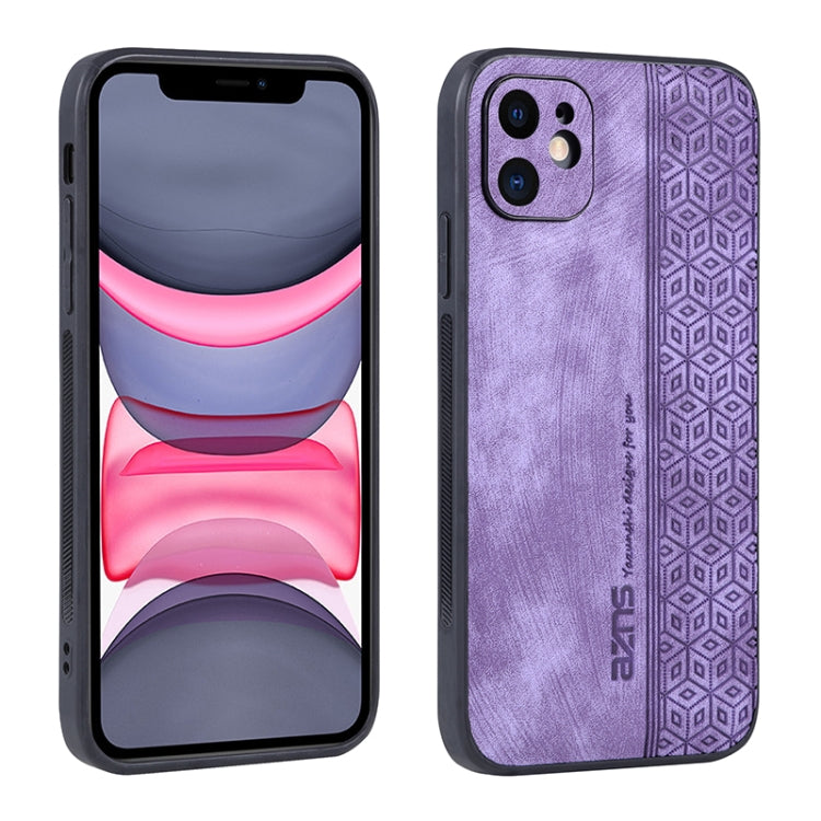 For iPhone 11 AZNS 3D Embossed Skin Feel Phone Case