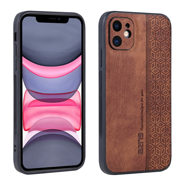 For iPhone 11 AZNS 3D Embossed Skin Feel Phone Case