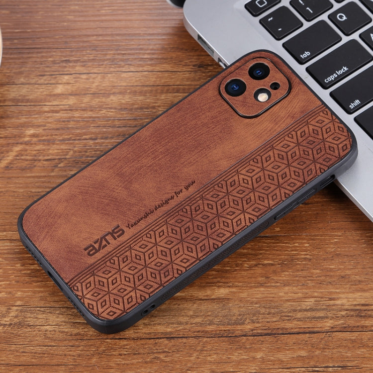 For iPhone 11 AZNS 3D Embossed Skin Feel Phone Case