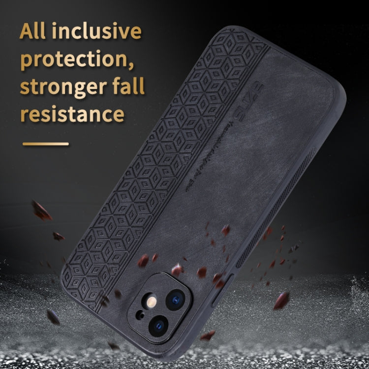 For iPhone 11 AZNS 3D Embossed Skin Feel Phone Case