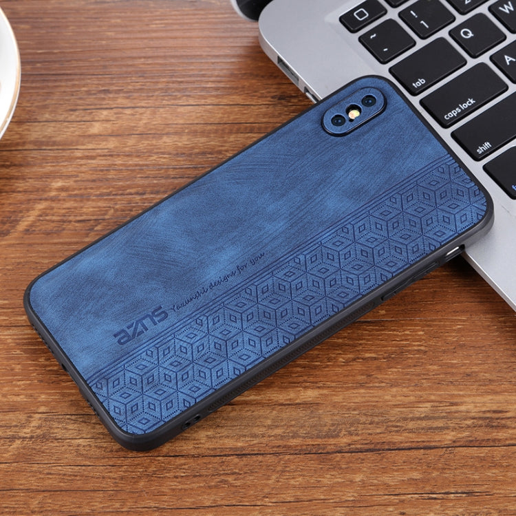For iPhone X / XS AZNS 3D Embossed Skin Feel Phone Case
