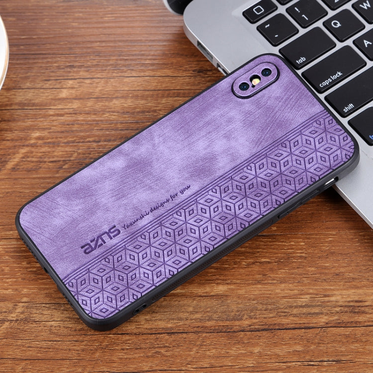 For iPhone X / XS AZNS 3D Embossed Skin Feel Phone Case