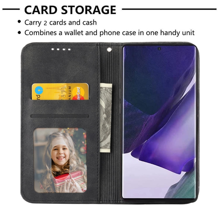 For Samsung Galaxy S22 Ultra 5G Cubic Grid Calf Texture Magnetic Closure Leather Phone Case