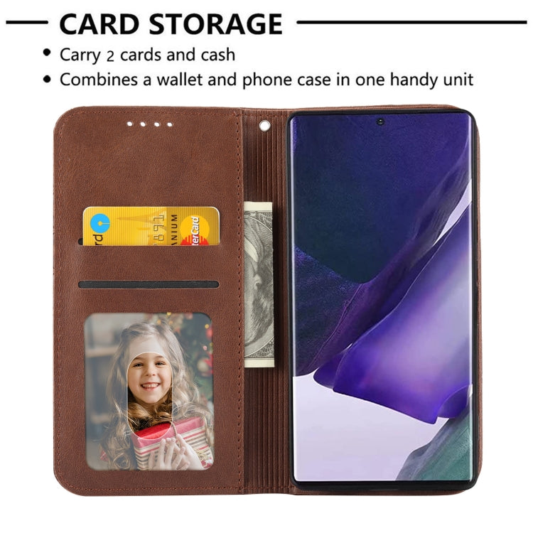 For Samsung Galaxy S22 Ultra 5G Cubic Grid Calf Texture Magnetic Closure Leather Phone Case