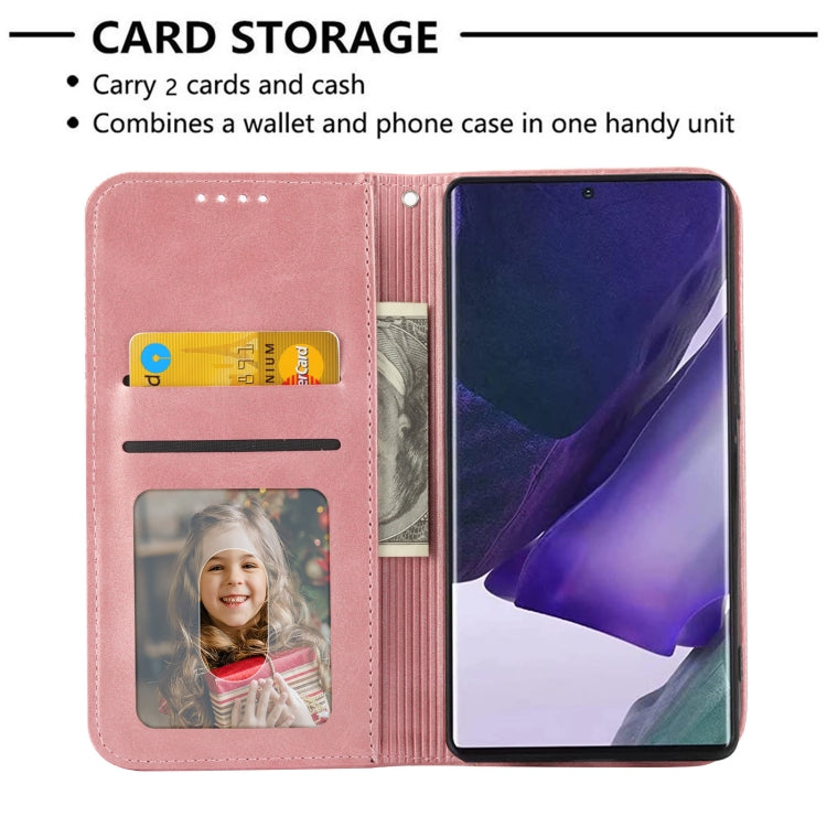 For Samsung Galaxy S22 Ultra 5G Cubic Grid Calf Texture Magnetic Closure Leather Phone Case